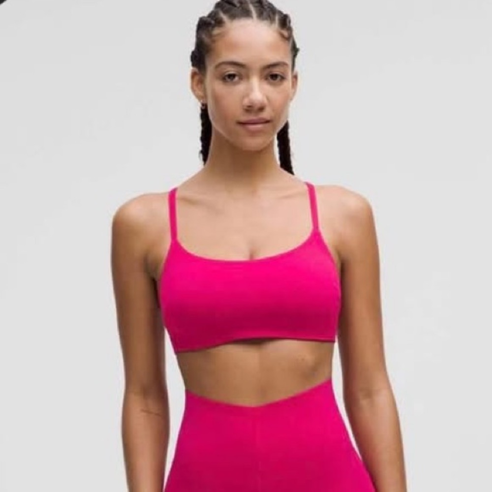 Women's Hot Pink Sports Bra